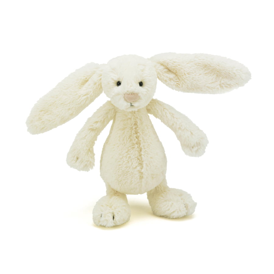 Jellycat Bashful Cream Bunny - Small, 18x9cm