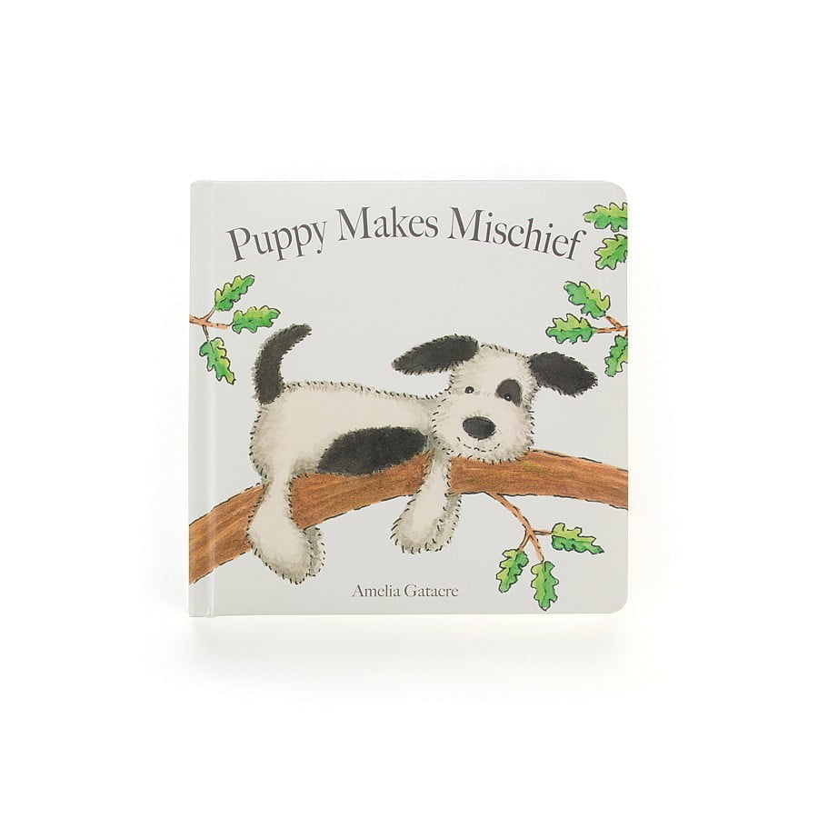 'Puppy Makes Mischief' Book - Jellycat