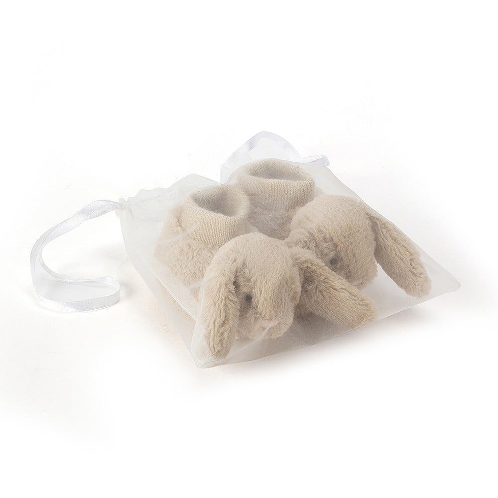 Jellycat Bashful Beige Bunny Booties - Image 2