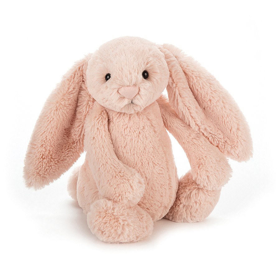 Jellycat Bashful Blush Bunny - Small, 18cm x 9cm x 8cm