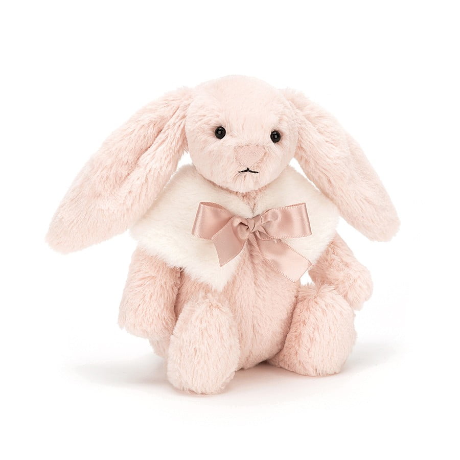 Jellycat Bashful Blush Snow Bunny - Small 18 cm