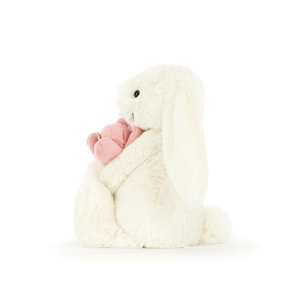 Jellycat Bashful Bunny 'Peony' - 18cm x 9cm x 8cm - Image 3