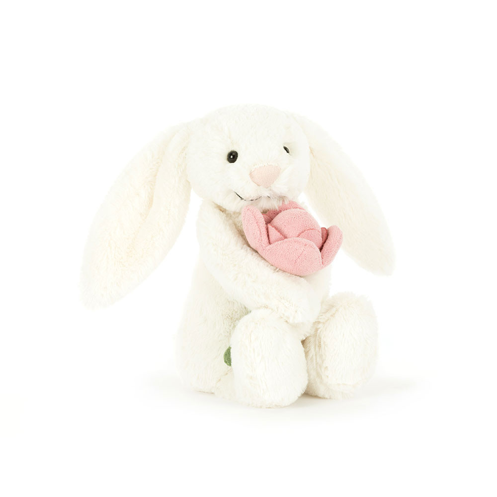 Jellycat Bashful Bunny 'Peony' - 18cm x 9cm x 8cm