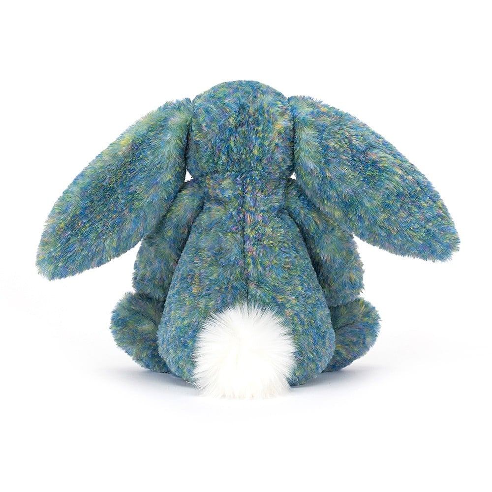 Jellycat Bashful Luxe Bunny Azure Blue - Medium, 31x12cm - Image 2
