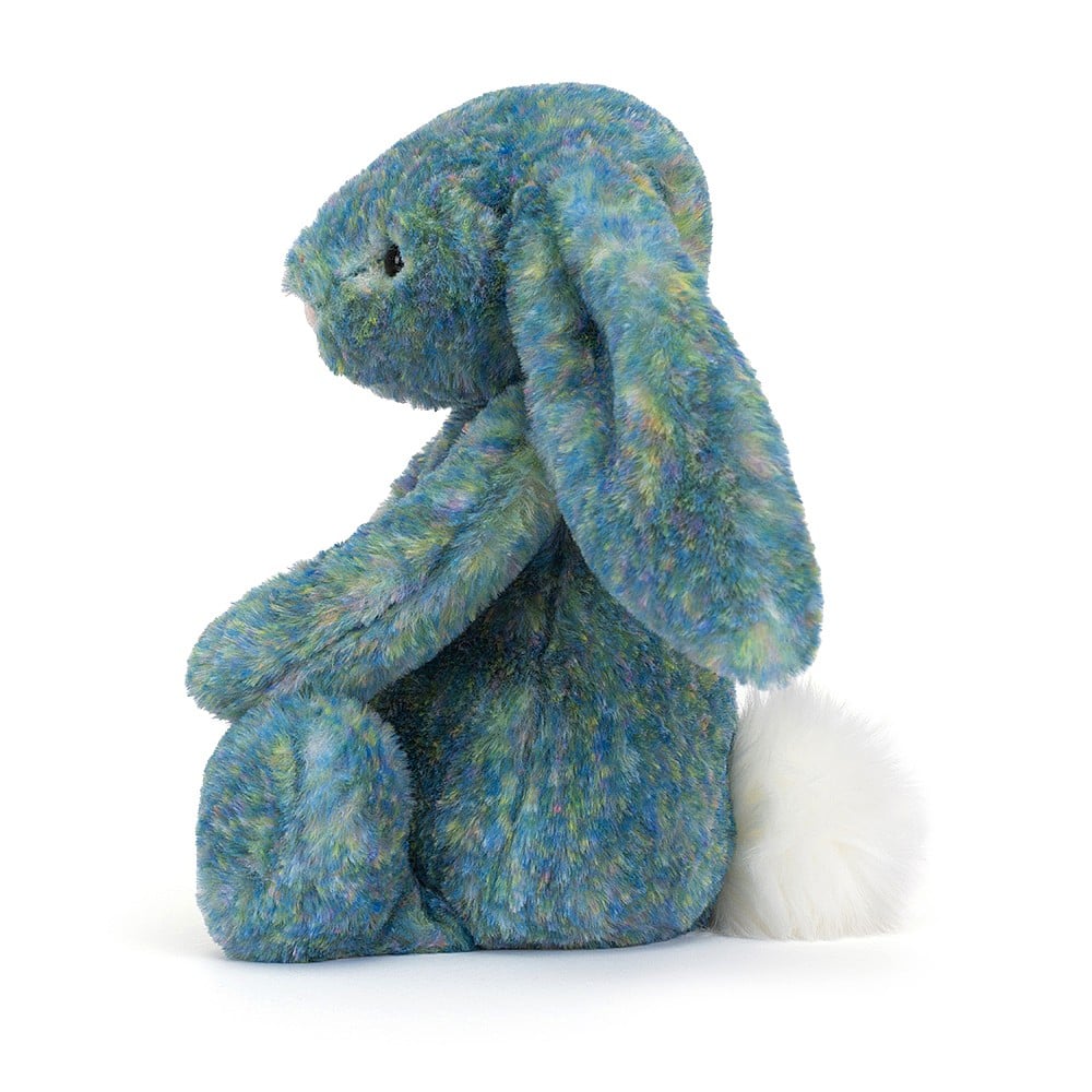 Jellycat Bashful Luxe Bunny Azure Blue - Medium, 31x12cm - Image 3