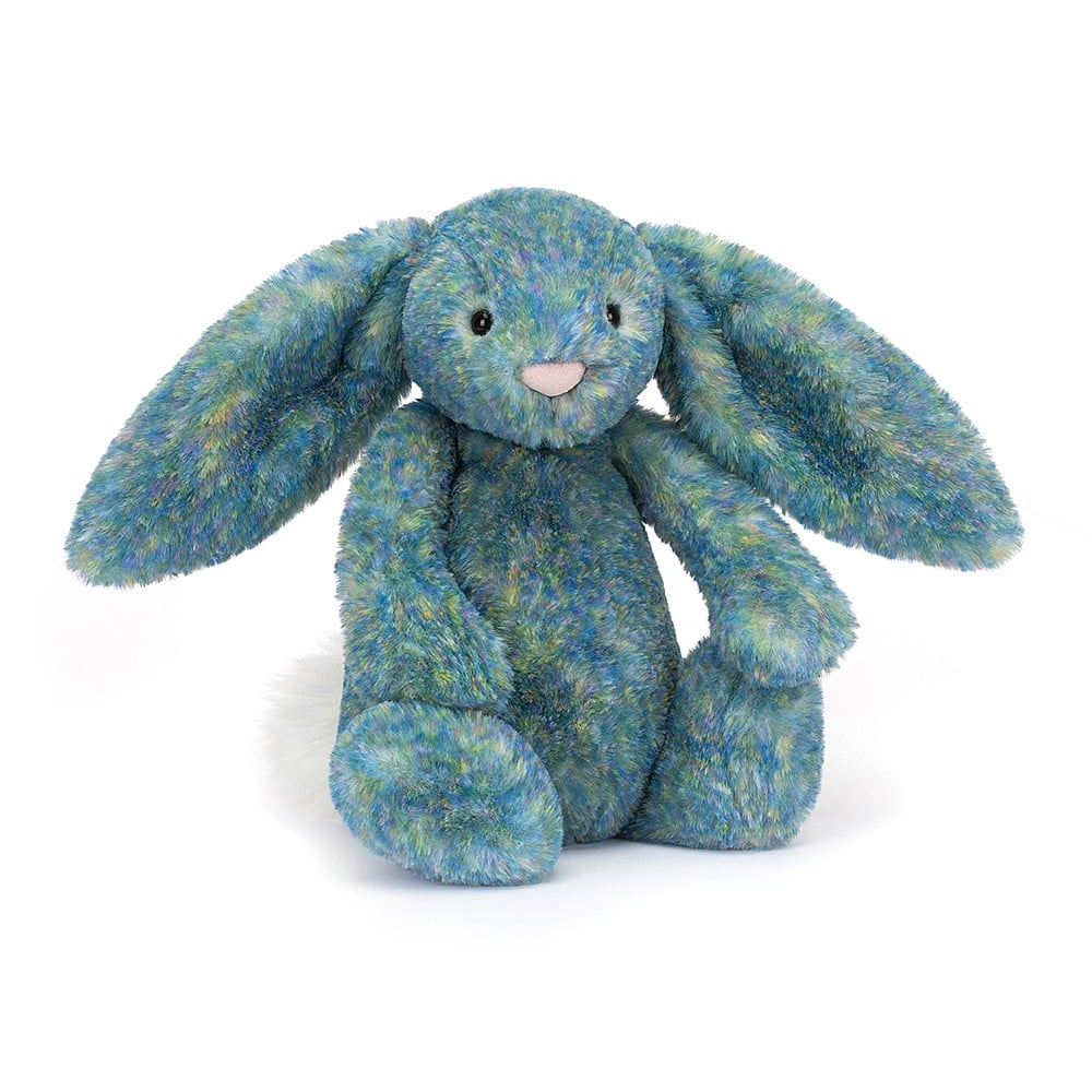 Jellycat Bashful Luxe Bunny Azure Blue - Medium, 31x12cm