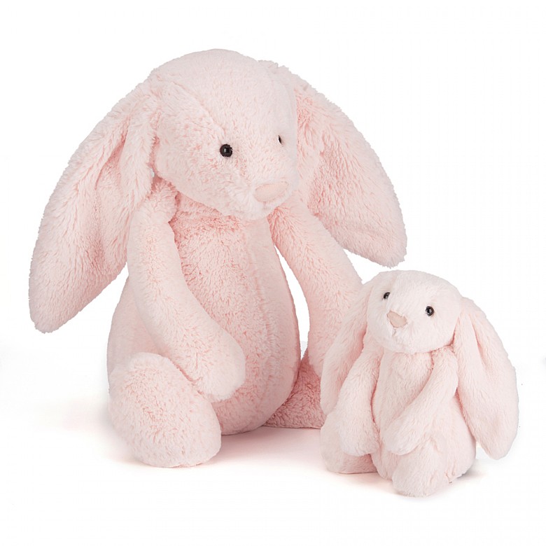 Jellycat Bashful Pink Bunny - Medium 31 cm - Image 4