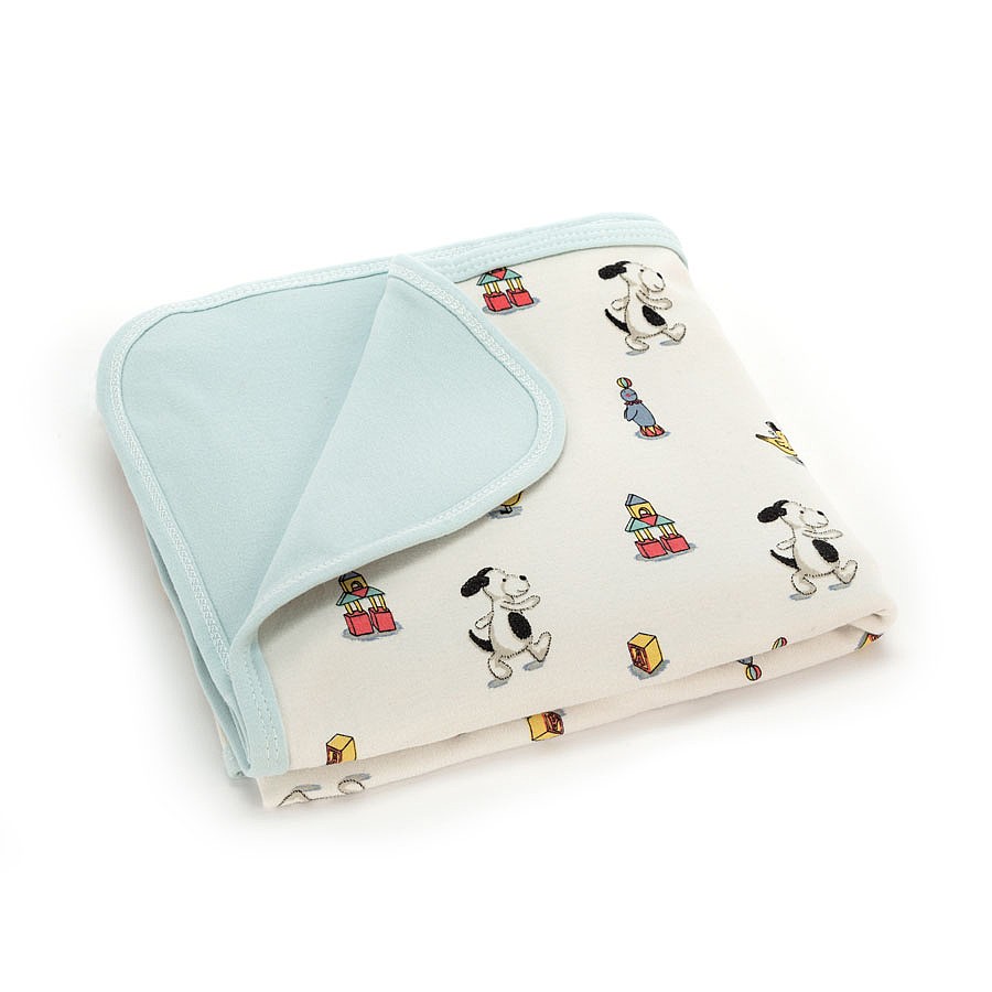Jellycat Bashful Puppy Jersey Blanket - Image 2