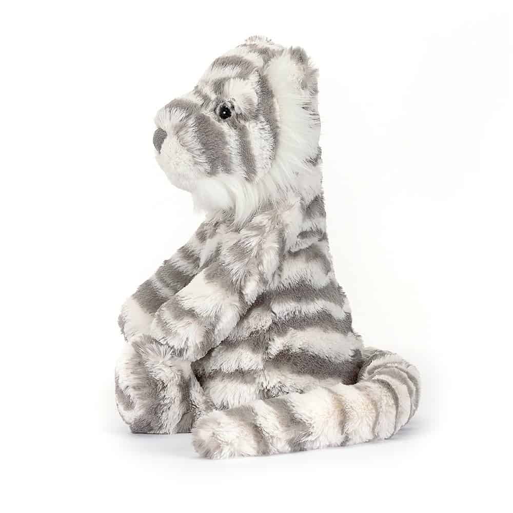 Jellycat Bashful Snow Tiger - Medium, 31x12cm - Image 2