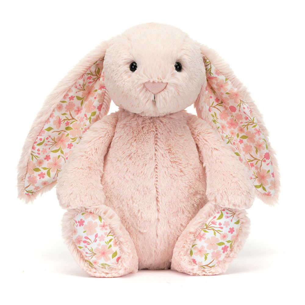 Jellycat Blossom Blush Bunny 'Cherry' - Medium 31cm x 12cm x 9cm - Image 3