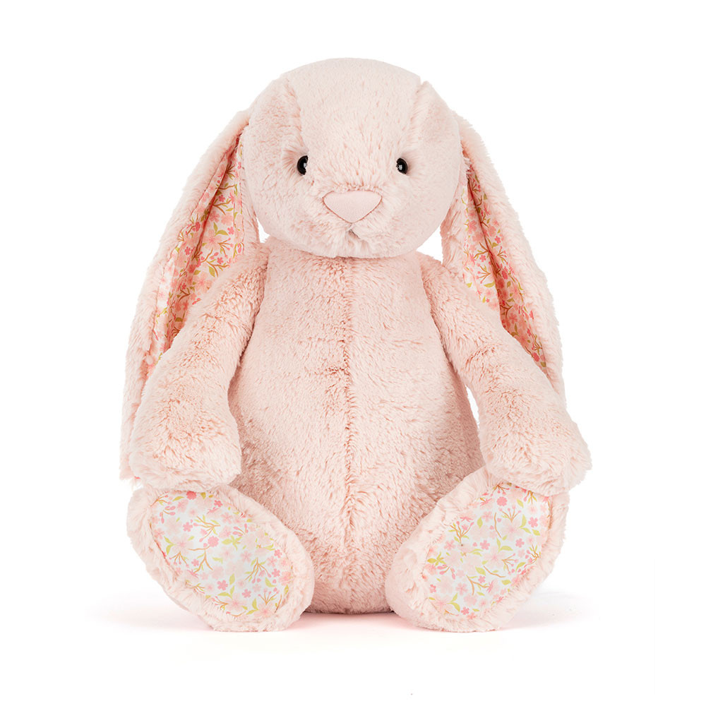 Jellycat Blossom Blush Bunny 'Cherry' - Huge 51cm x 21cm x 12cm - Image 3