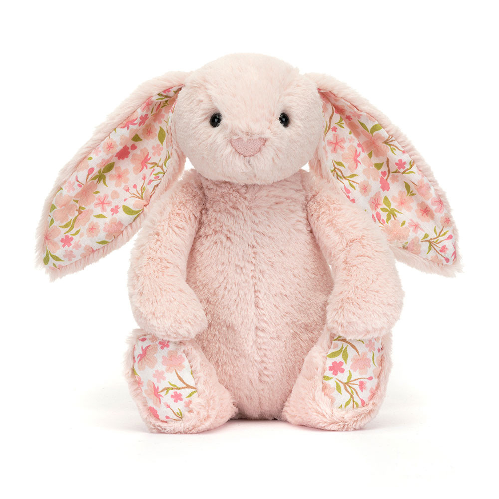Jellycat Blossom Blush Bunny 'Cherry' - Small 18cm x 9cm x 8cm - Image 4