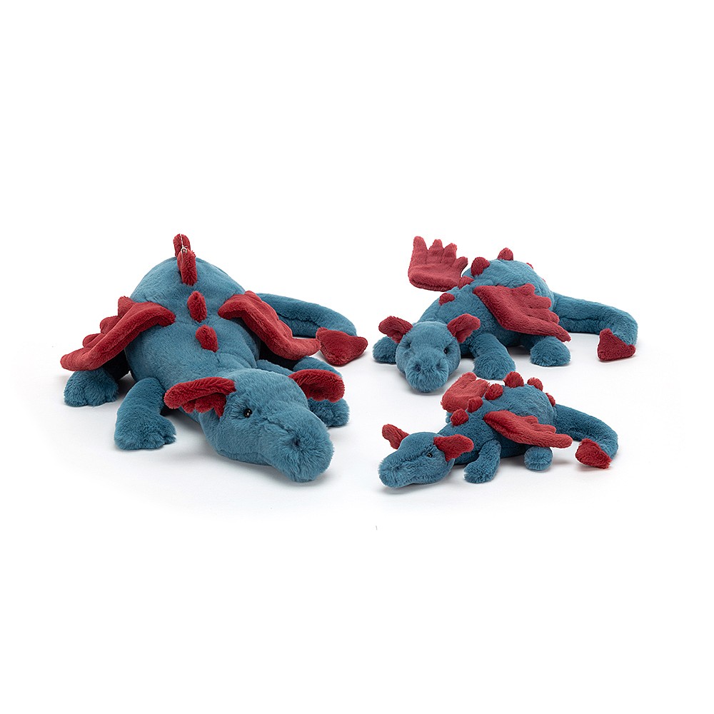 Jellycat Dexter Dragon - Medium, 12 x 50 cm - Image 2