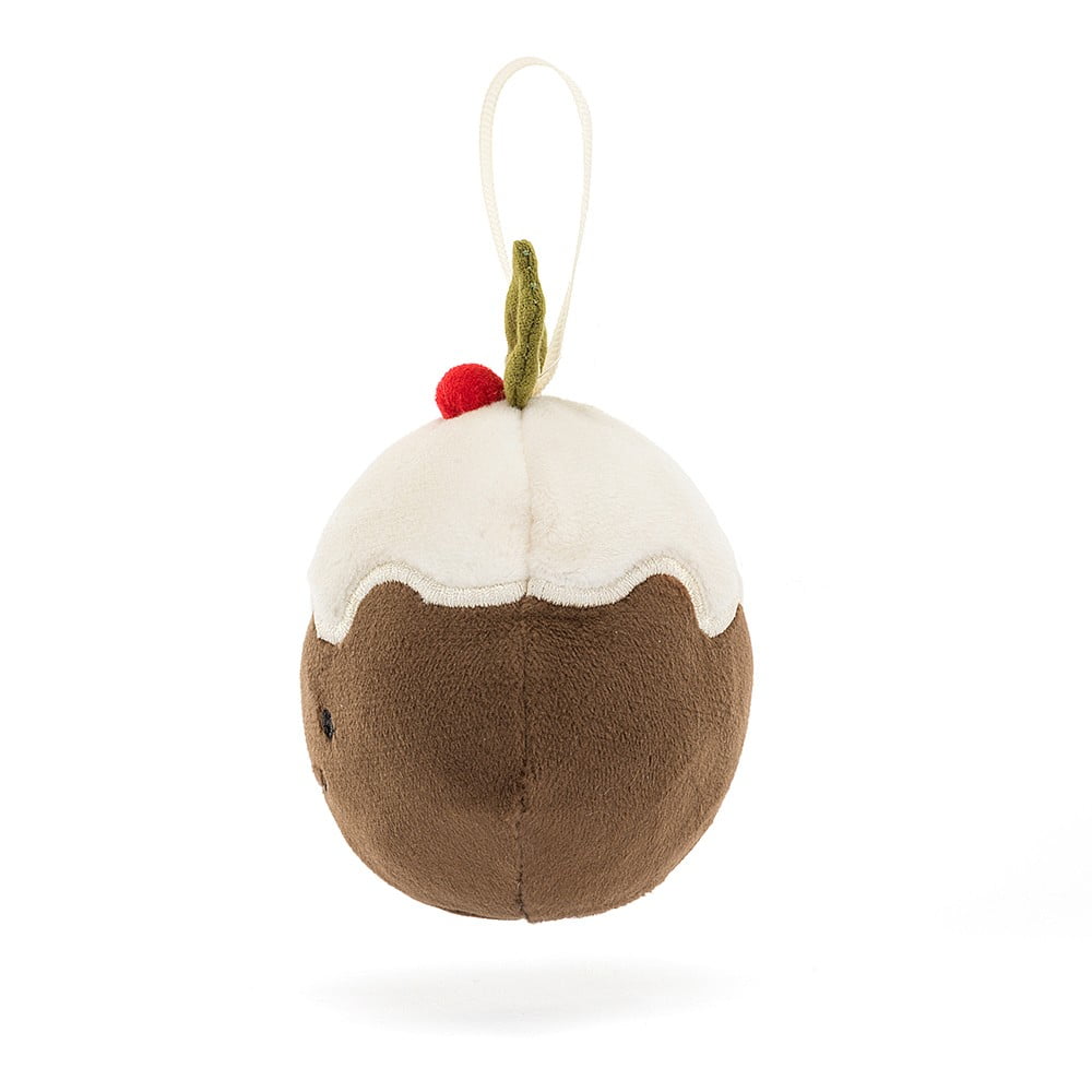 Jellycat Festive Folly Christmas Pudding - 7x7cm - Image 3