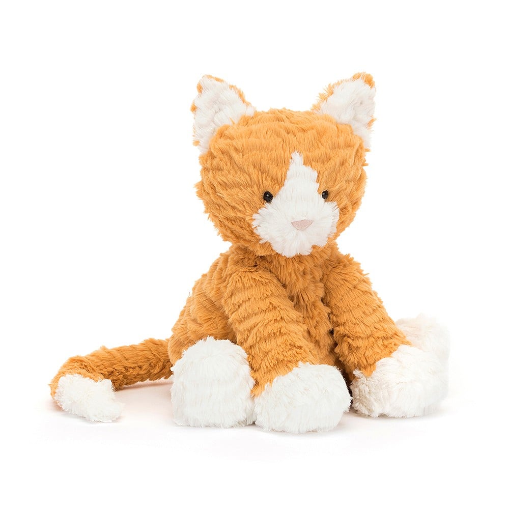 Jellycat Fuddlewuddle Ginger Cat - Medium 23x11cm