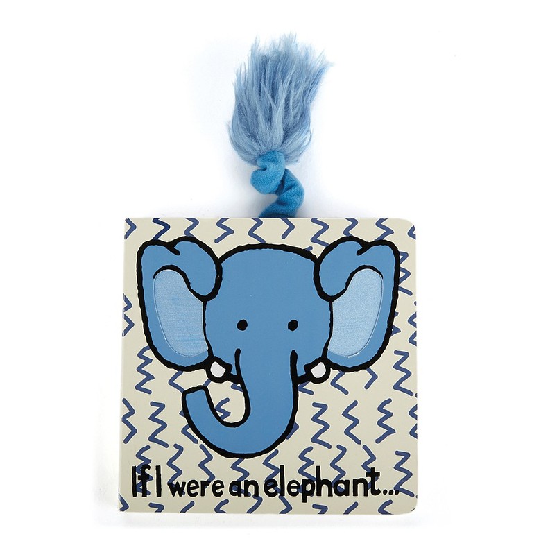If I Were An Elephant Board Book - Jellycat