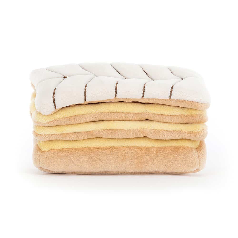 Jellycat Pretty Patisserie Mille Feuille - 6x9cm - Image 2