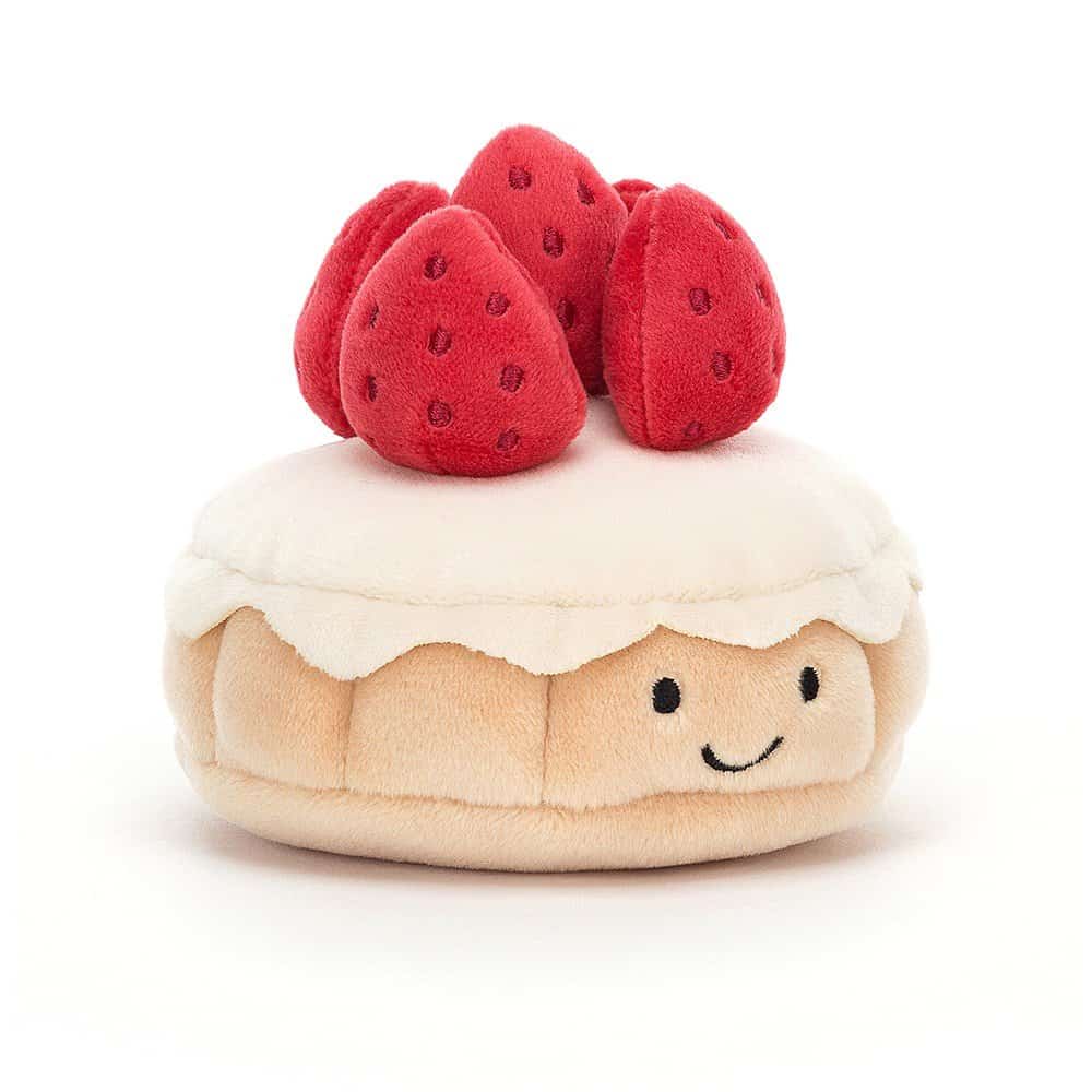 Jellycat Pretty Patisserie Tarte Aux Fraises - 7x9cm