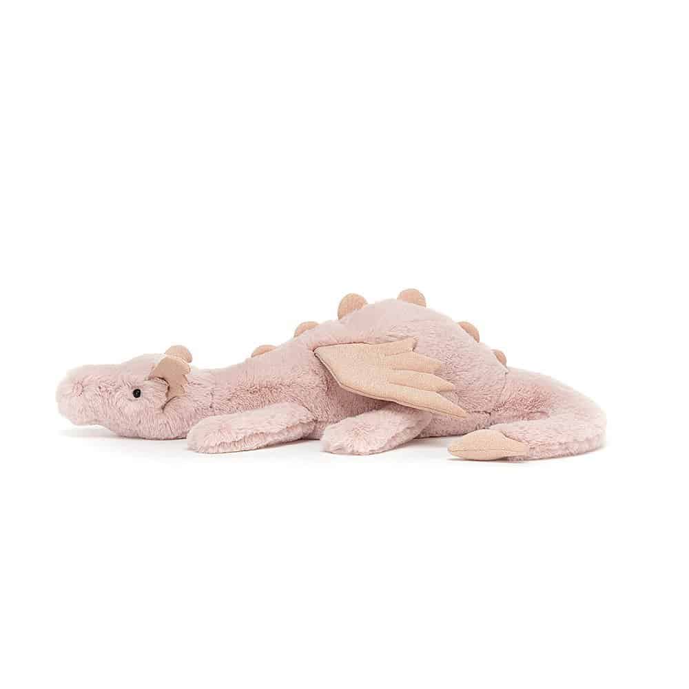 Jellycat Rose Dragon - Large, 12cm x 14cm x 50cm - Image 2