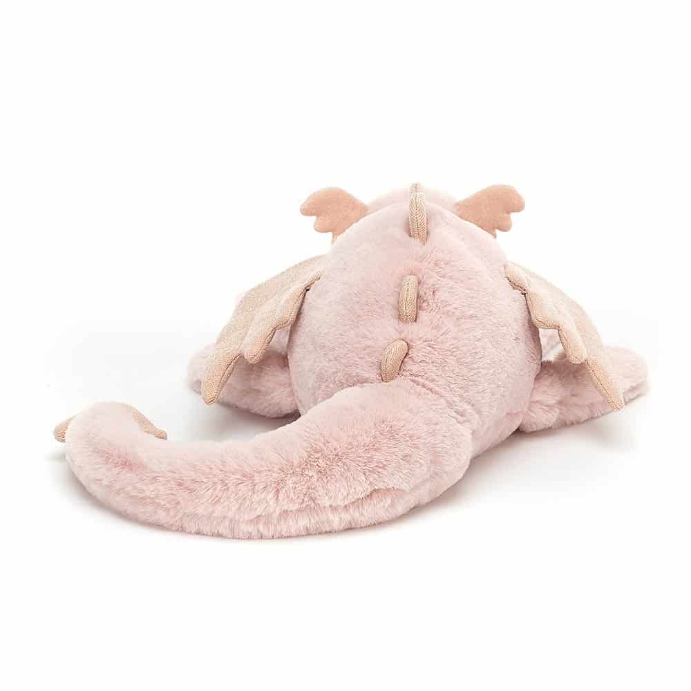 Jellycat Rose Dragon - Large, 12cm x 14cm x 50cm - Image 3