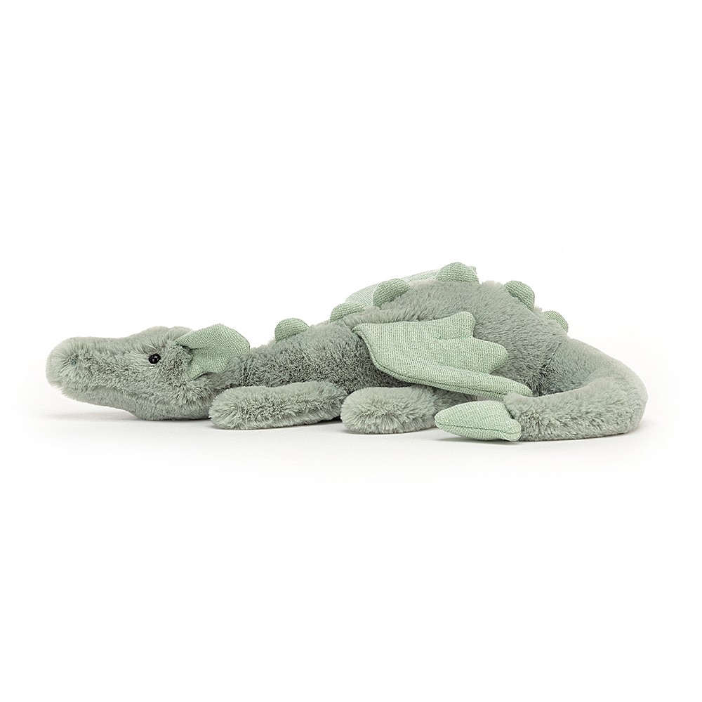 Jellycat Sage Dragon - 7 x 26 cm, Little - Image 2