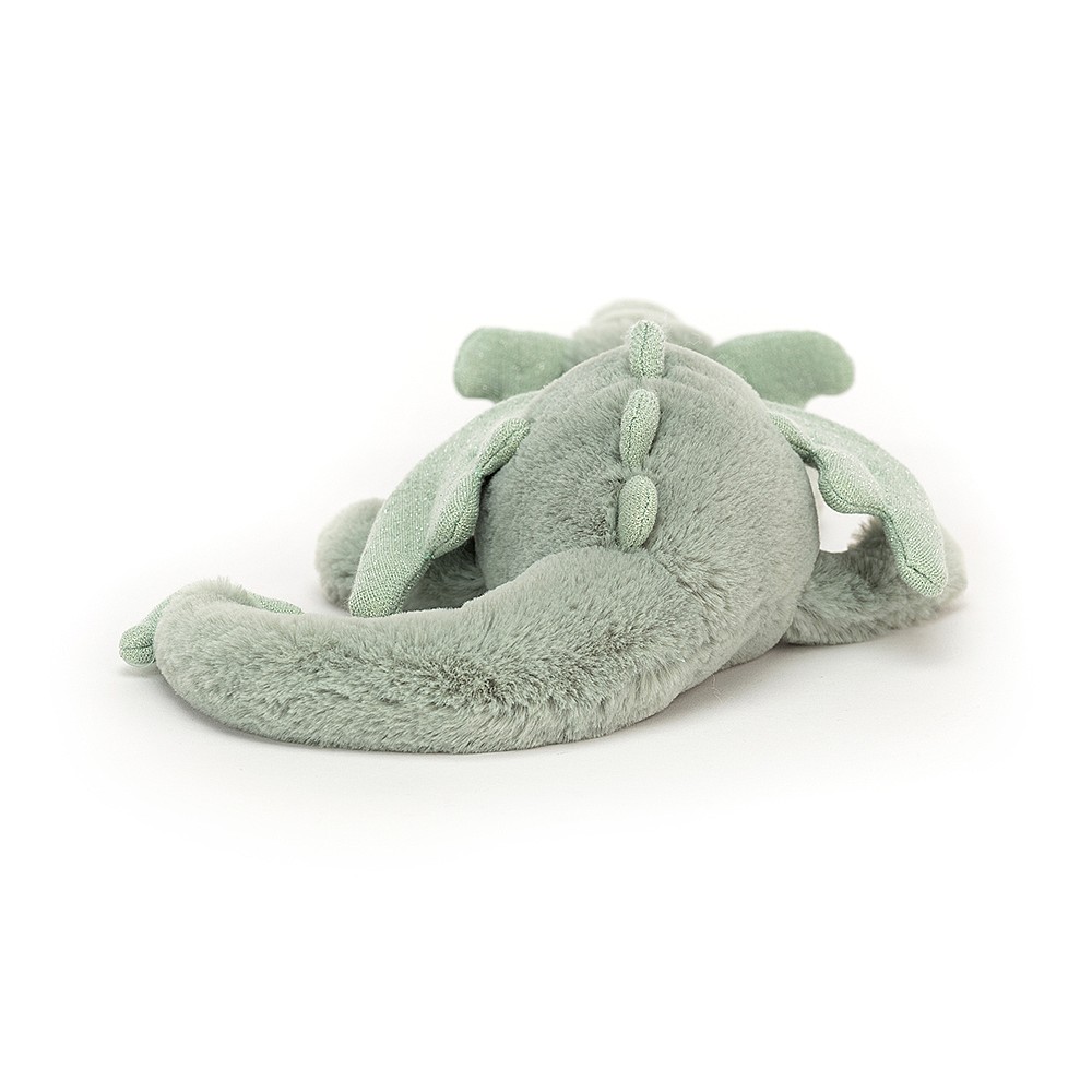 Jellycat Sage Dragon - 7 x 26 cm, Little - Image 3