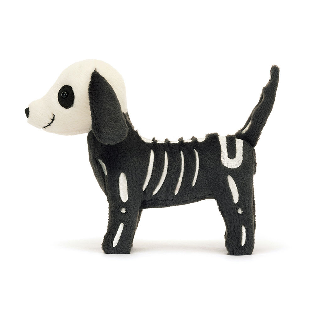 Jellycat Skeledog Dan the Dog - 16cm x 6cm x 22cm - Image 2