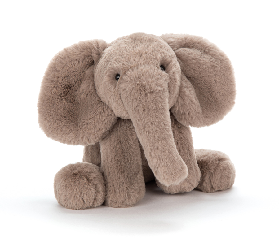 Jellycat Smudge Elephant - Medium, 34 cm