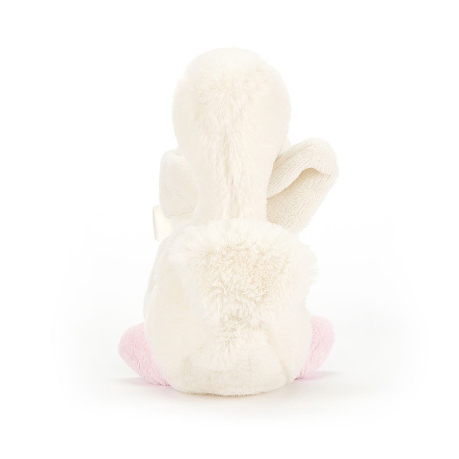 Jellycat Syllabub Swan Pink Soother - 34 cm - Image 4