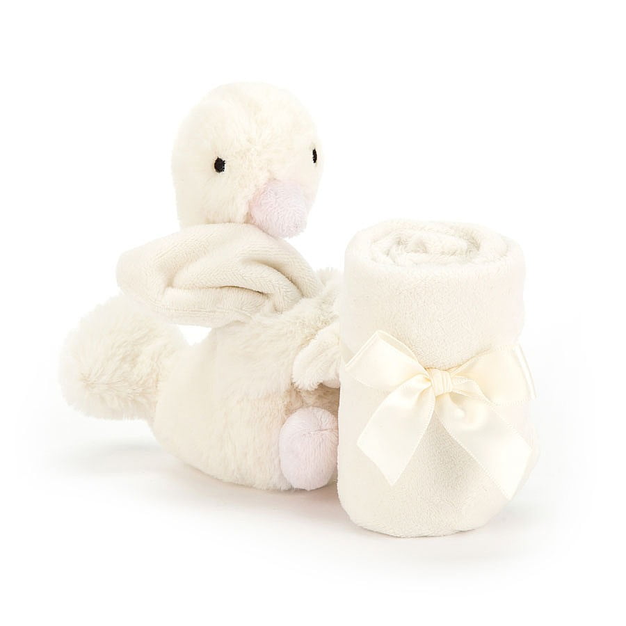 Jellycat Syllabub Swan Pink Soother - 34 cm