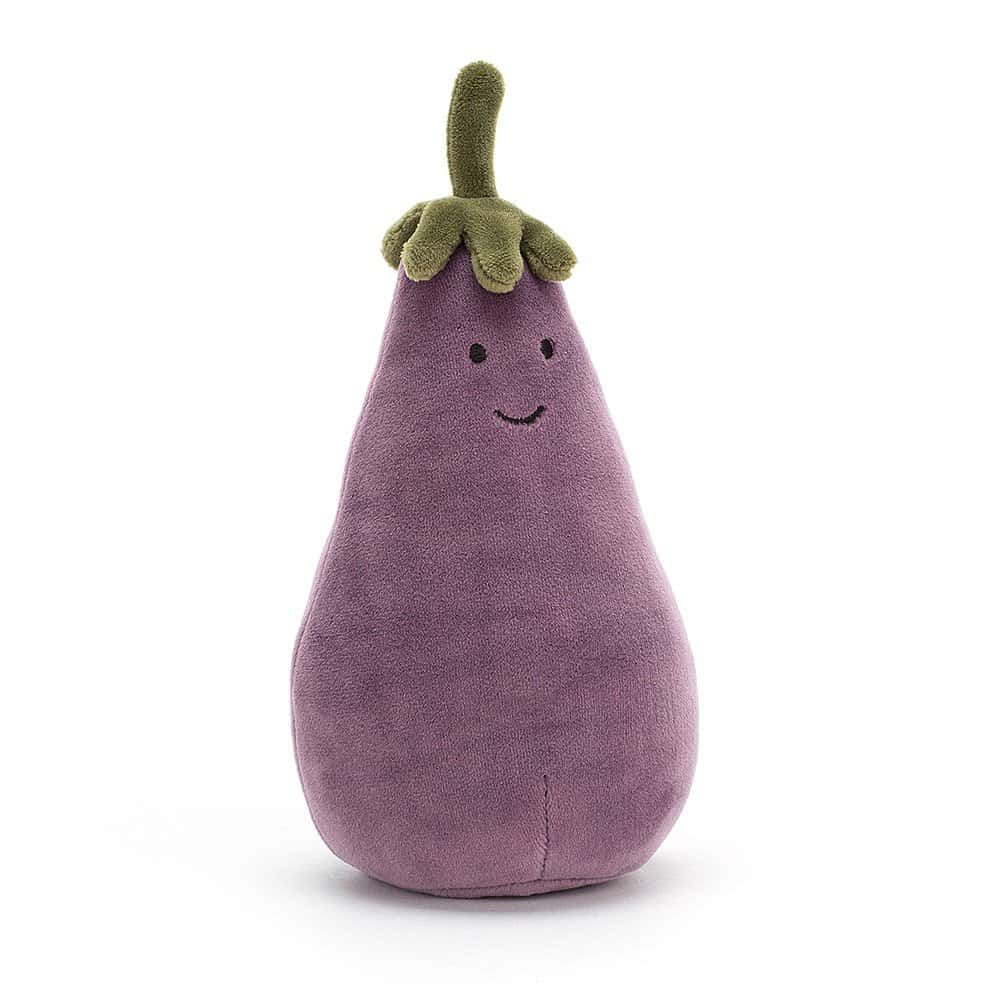 Jellycat Vivacious Vegetable Aubergine - 17x8cm