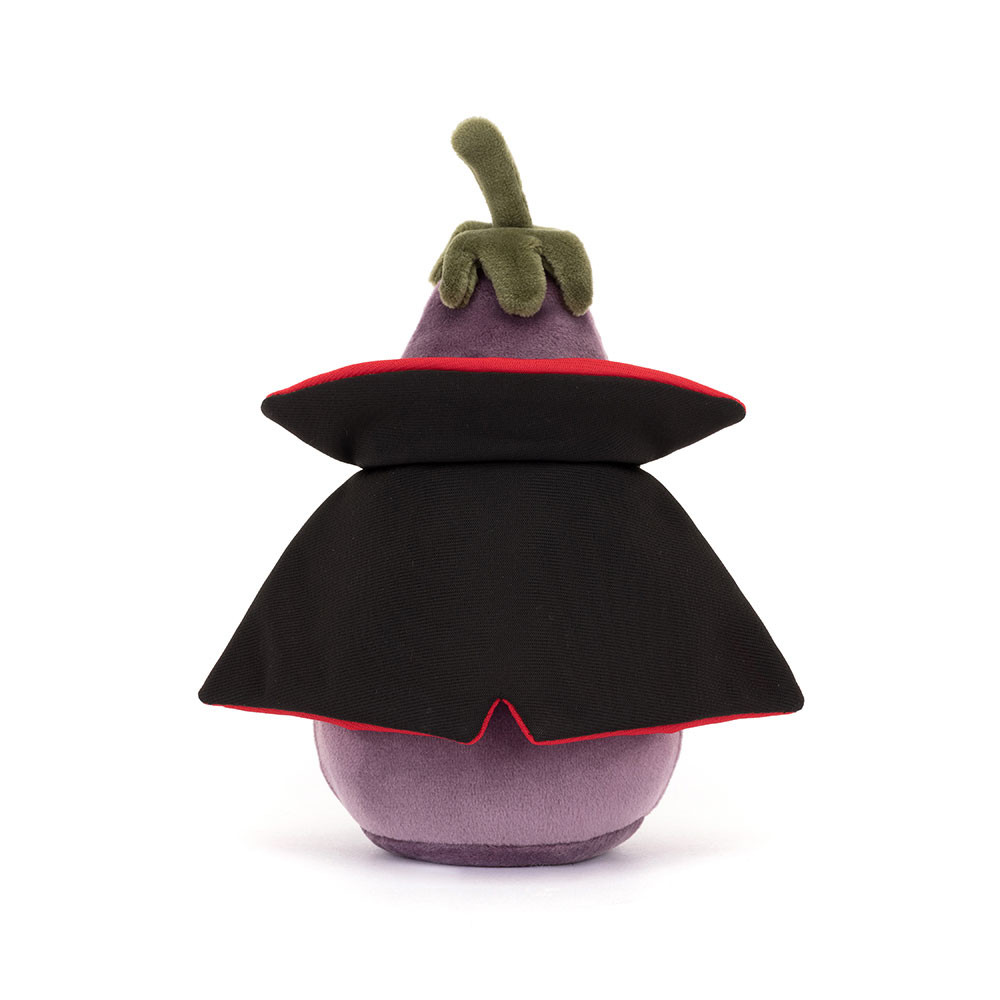 Jellycat Vivacious Aubergine Vampire - 16cm x 9cm x 9cm - Image 2