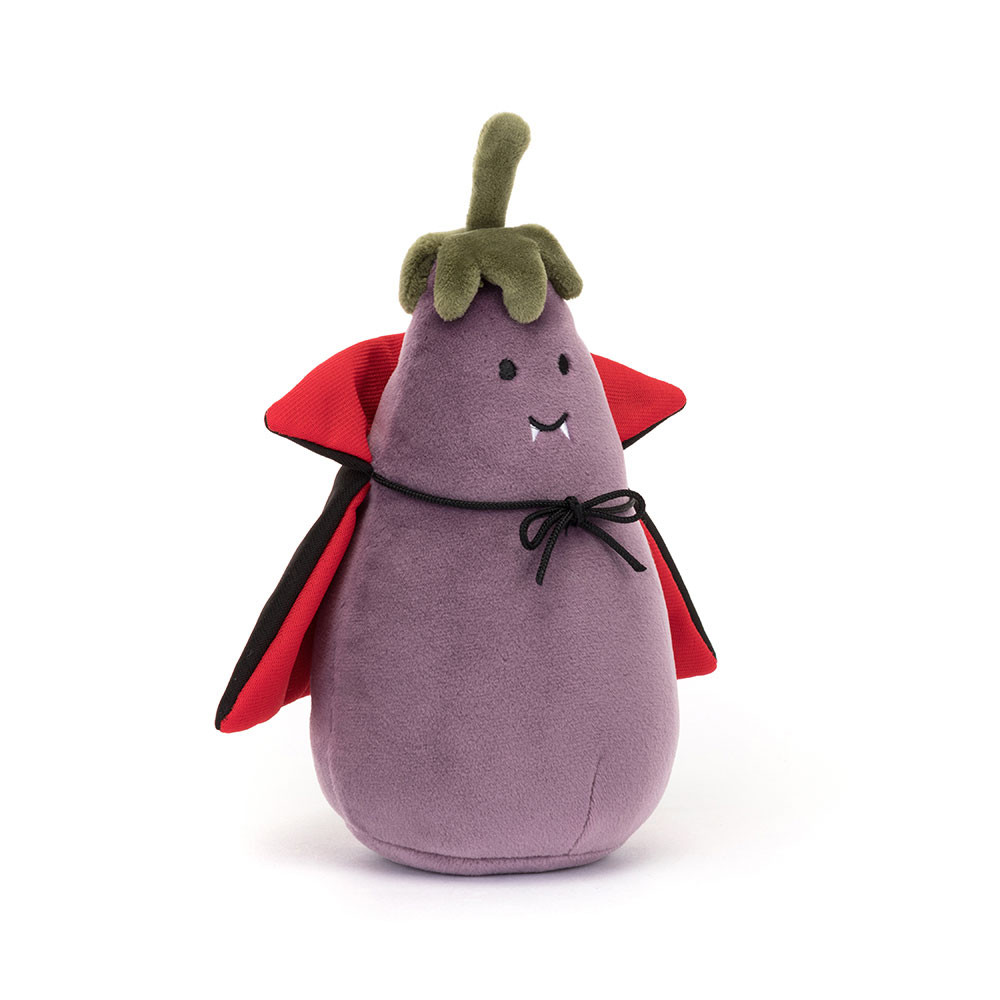 Jellycat Vivacious Aubergine Vampire - 16cm x 9cm x 9cm