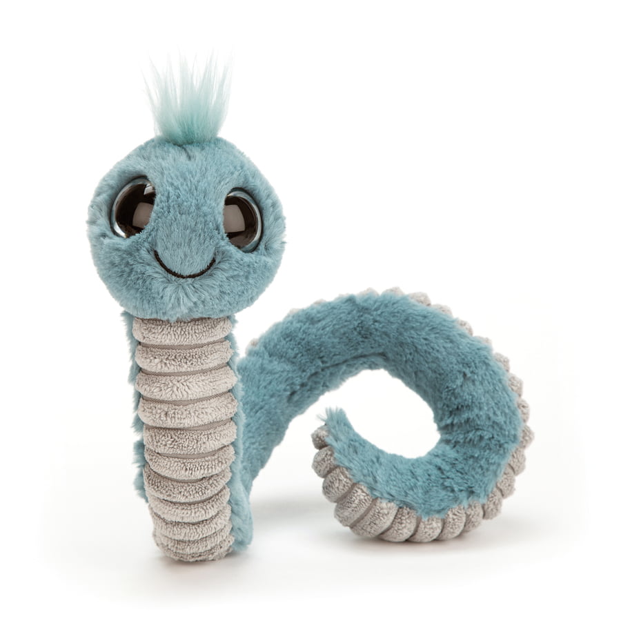 Jellycat Wiggly Worm Blue - 16 cm