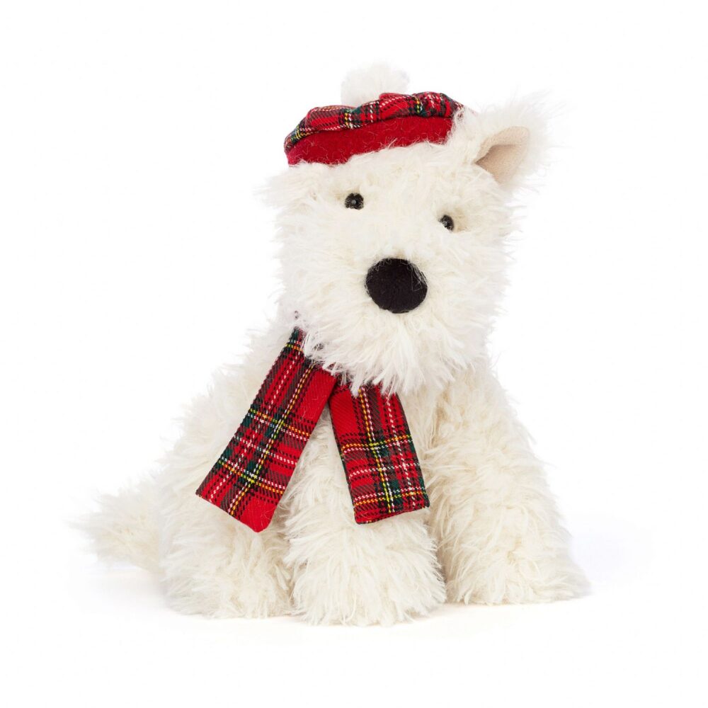 Jellycat Winter Warmer Munro Scottie Dog - 21x12cm