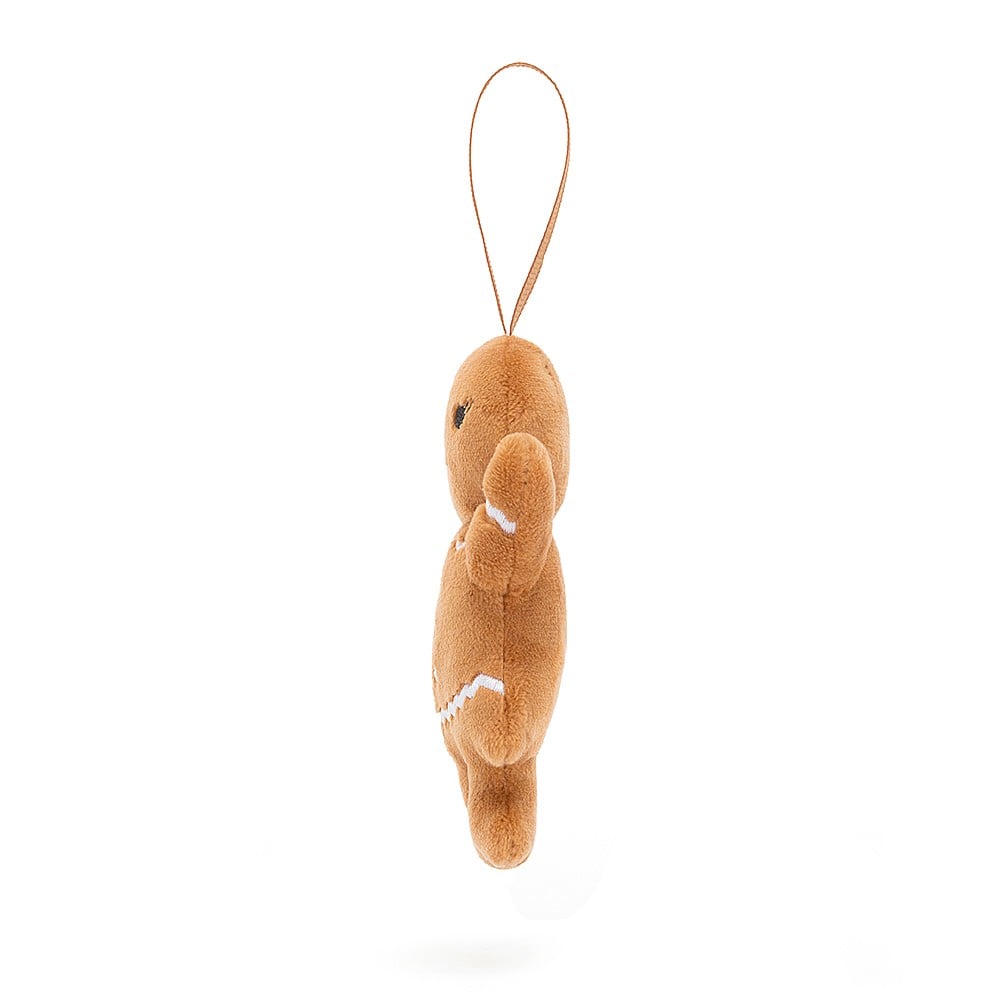 Jellycat Festive Folly Gingerbread Ruby - 10x6cm - Image 3
