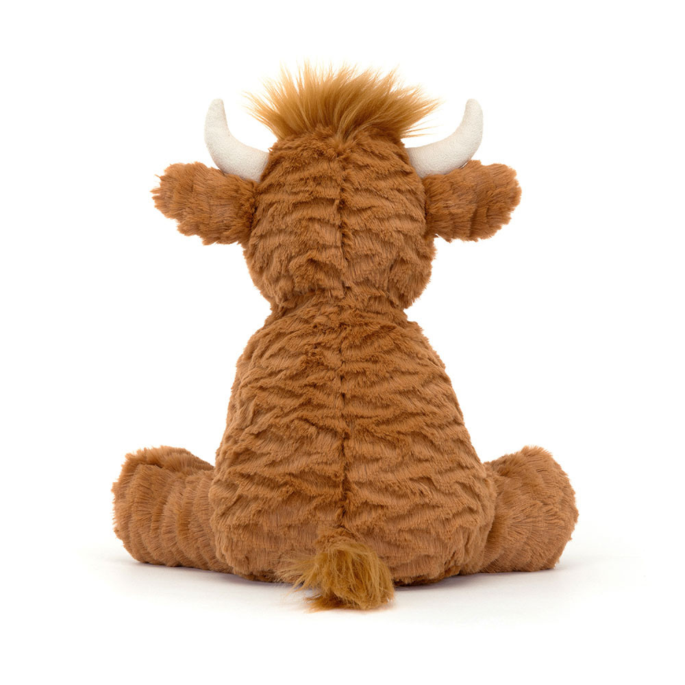 Jellycat Fuddlewuddle Highland Cow - Medium, 23x13x9cm - Image 2