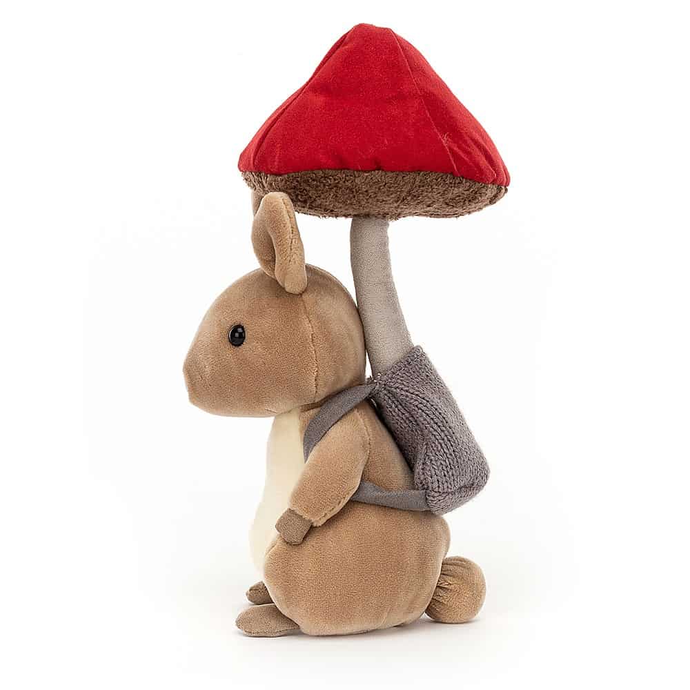 Jellycat Fungi Forager Bunny - 22 x 9 cm - Image 2