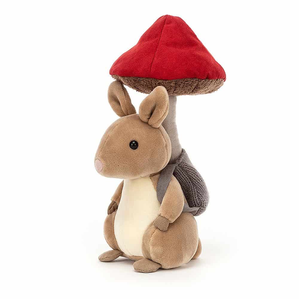 Jellycat Fungi Forager Bunny - 22 x 9 cm