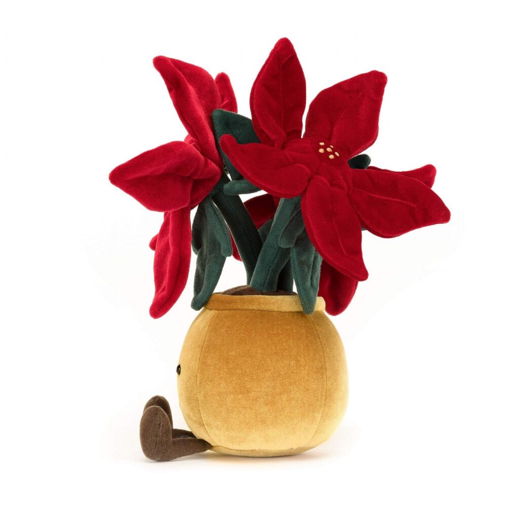 Jellycat Amuseables Poinsettia (2023) - 24x11cm - Image 2
