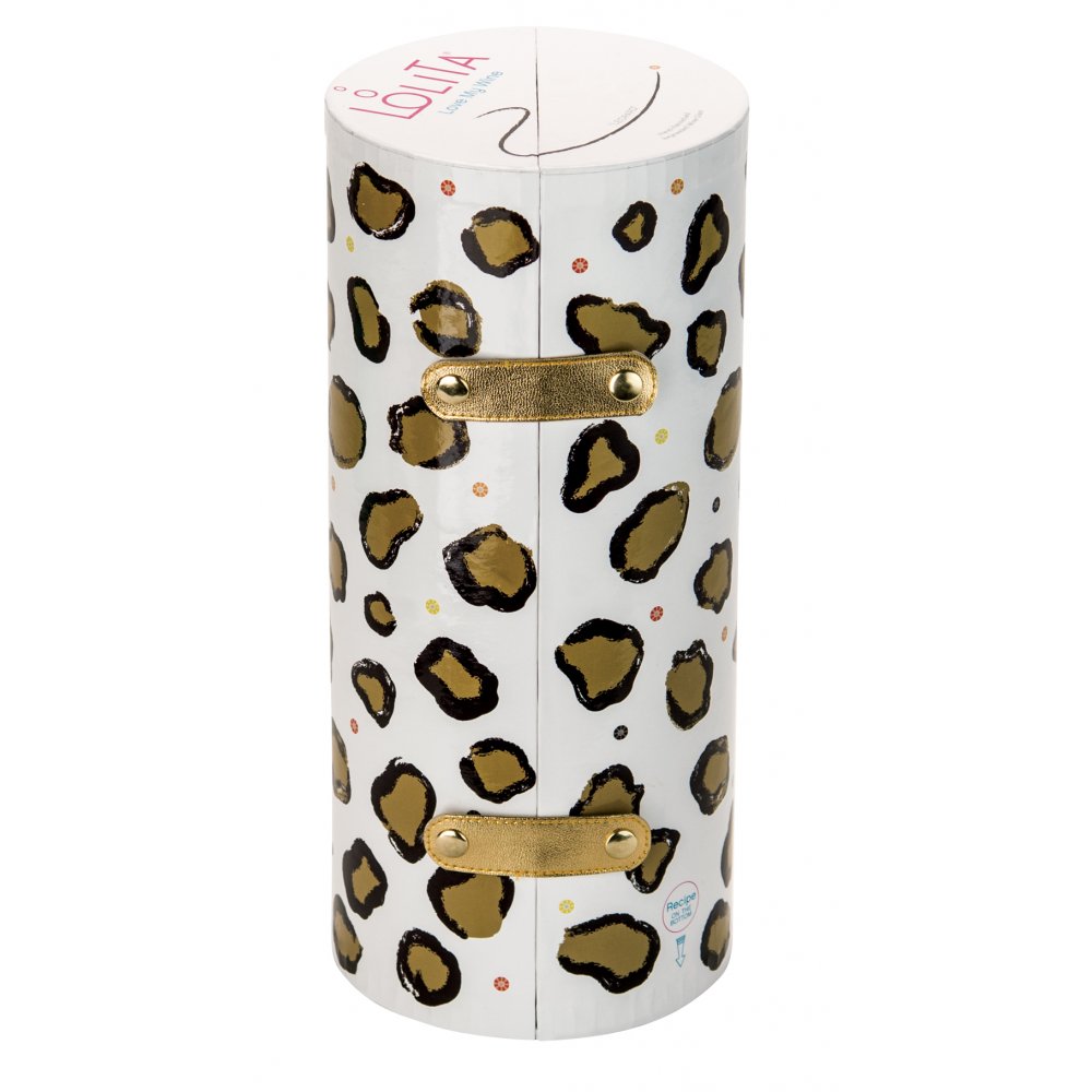 Lolita Superbling Leopard Hand Painted Extra Large Wine Glass - Image 2