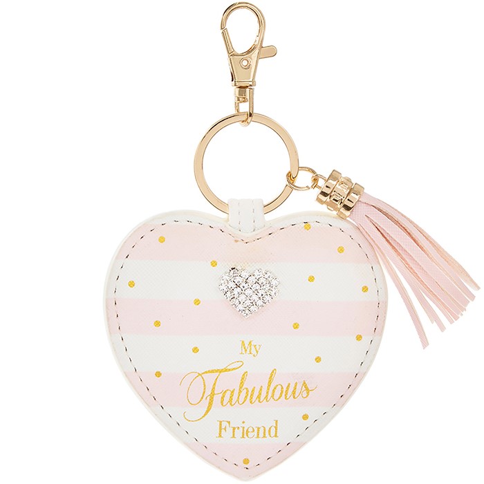 Mad Dots My Fabulous Friend Heart Keyring