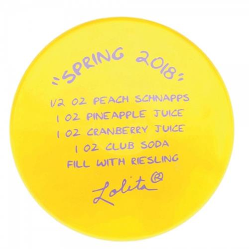 Lolita Spring 2018 Hand Painted Wine Glass - Image 3