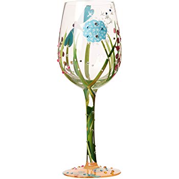Lolita Dragonfly Hand Painted Wine Glass - Image 2