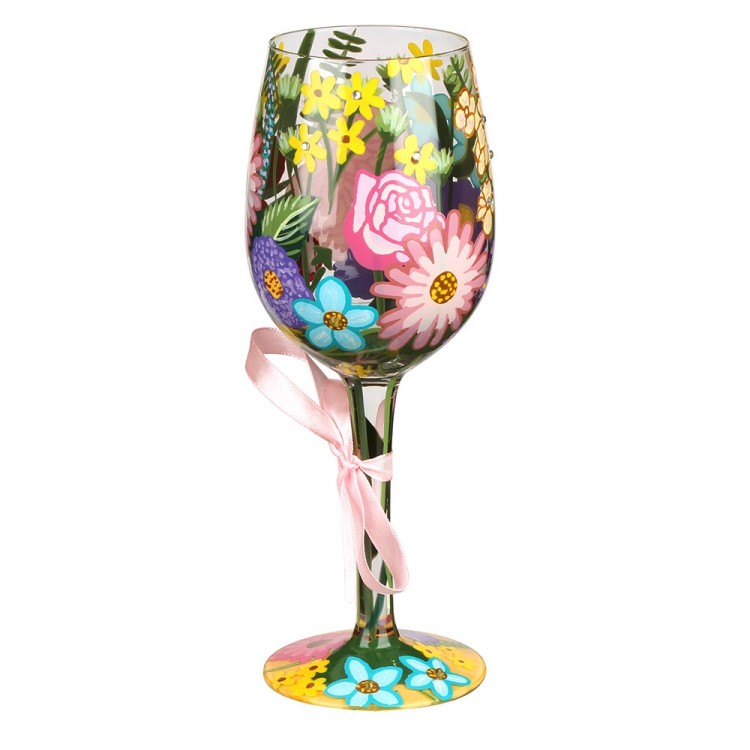 Lolita Spring 2018 Hand Painted Wine Glass - Image 2