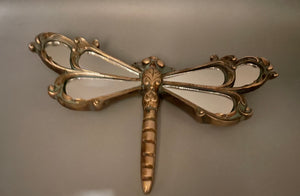 Mirrored Dragonfly Wall Plaque Ornament - Langs - Image 2