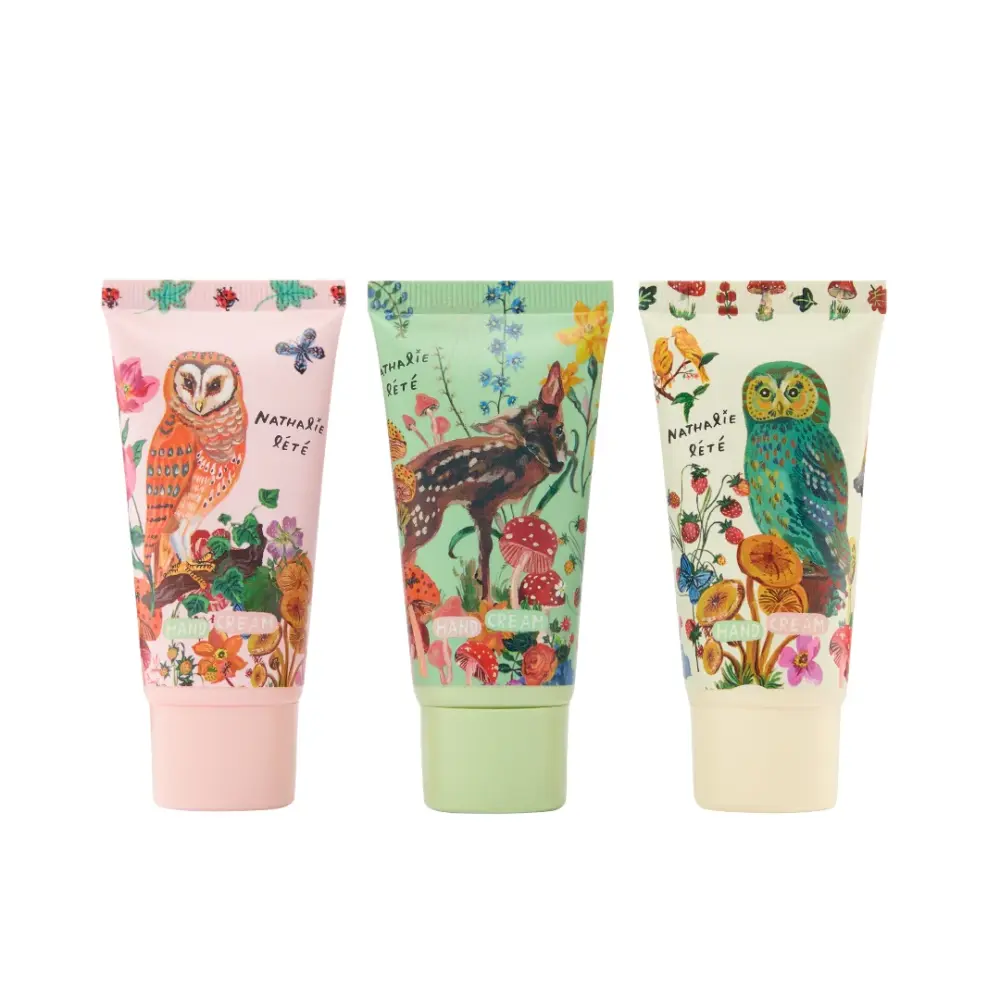 Nathalie Lete - Forest Folk Hand Creams Trio 3 x 30ml - Heathcote and Ivory - Image 2