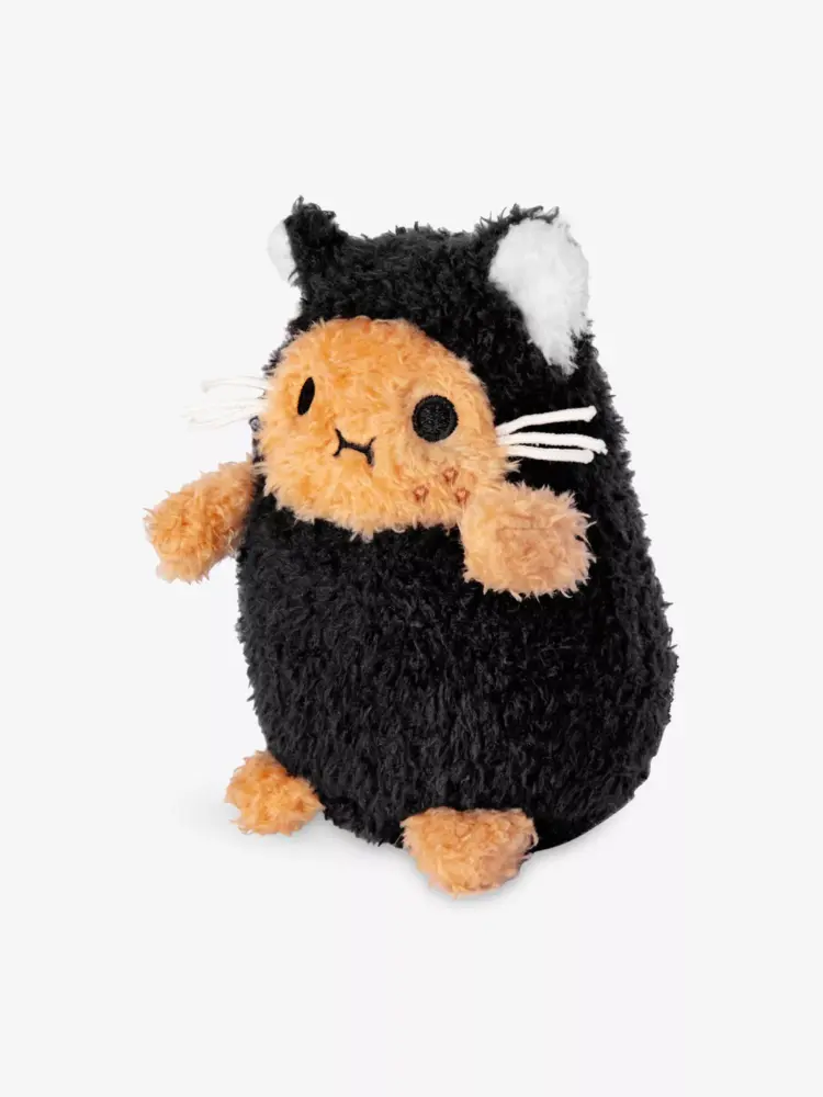 Noodoll Black Kitty Cat Ricespud Mini Sitting Plush Toy 13cm - Image 3