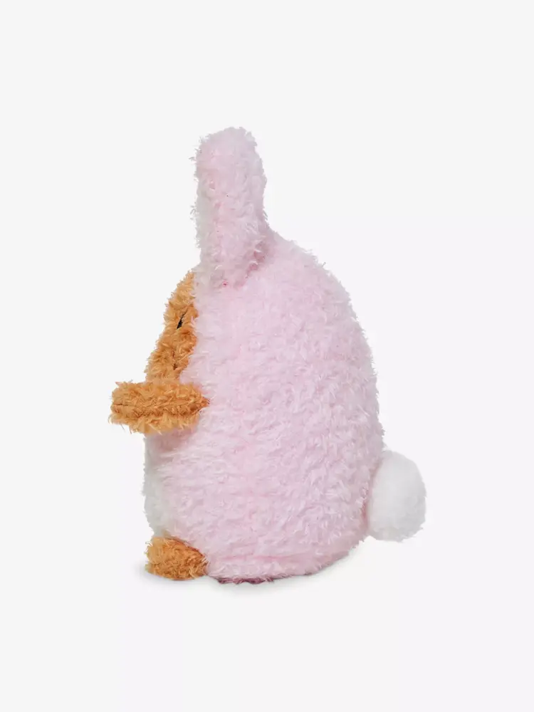 Noodoll Pink Rabbit Ricespud Mini Sitting Plush Toy 15cm - Image 4