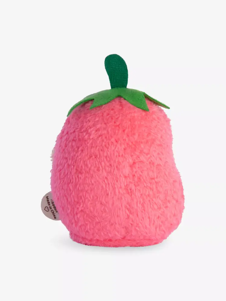 Noodoll Strawberry Ricespud Mini Sitting Plush Toy 13cm - Image 4